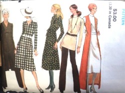 7900 70 LONG JACKETS SLVS OR NOT,MIDI DRESS,TOP,PANTS PATTERN 10